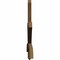 Ekena Millwork Davenport Rough Sawn Timber Gable Bracket, Western Red Cedar, 72"W x 33"H x 2"D x 4"F, 11/12 Pitch GBW072X33X0204DAV00RWR - alternate 5